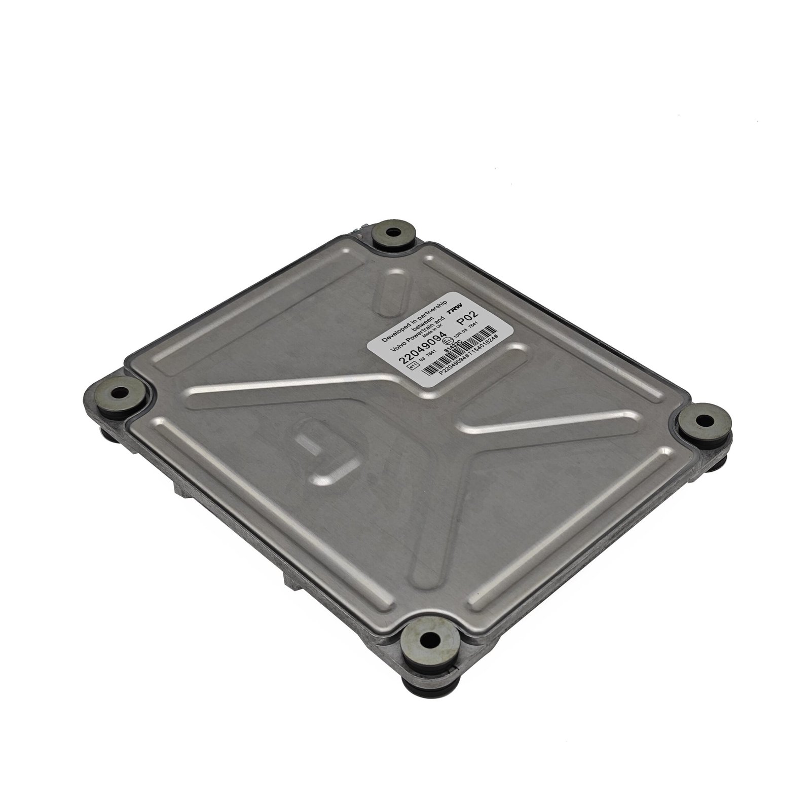 22049094 P02 Engine ECU Controller Computer Panel For Volvo with Program ECM computer board ECU electronic control unit — detail view