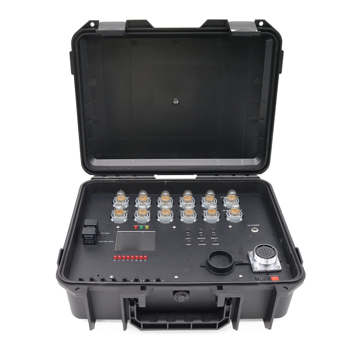 for Volvo headlight modules ECU ECM test bench Light Full Function Test Stand for Volvo light simulation test — detail view
