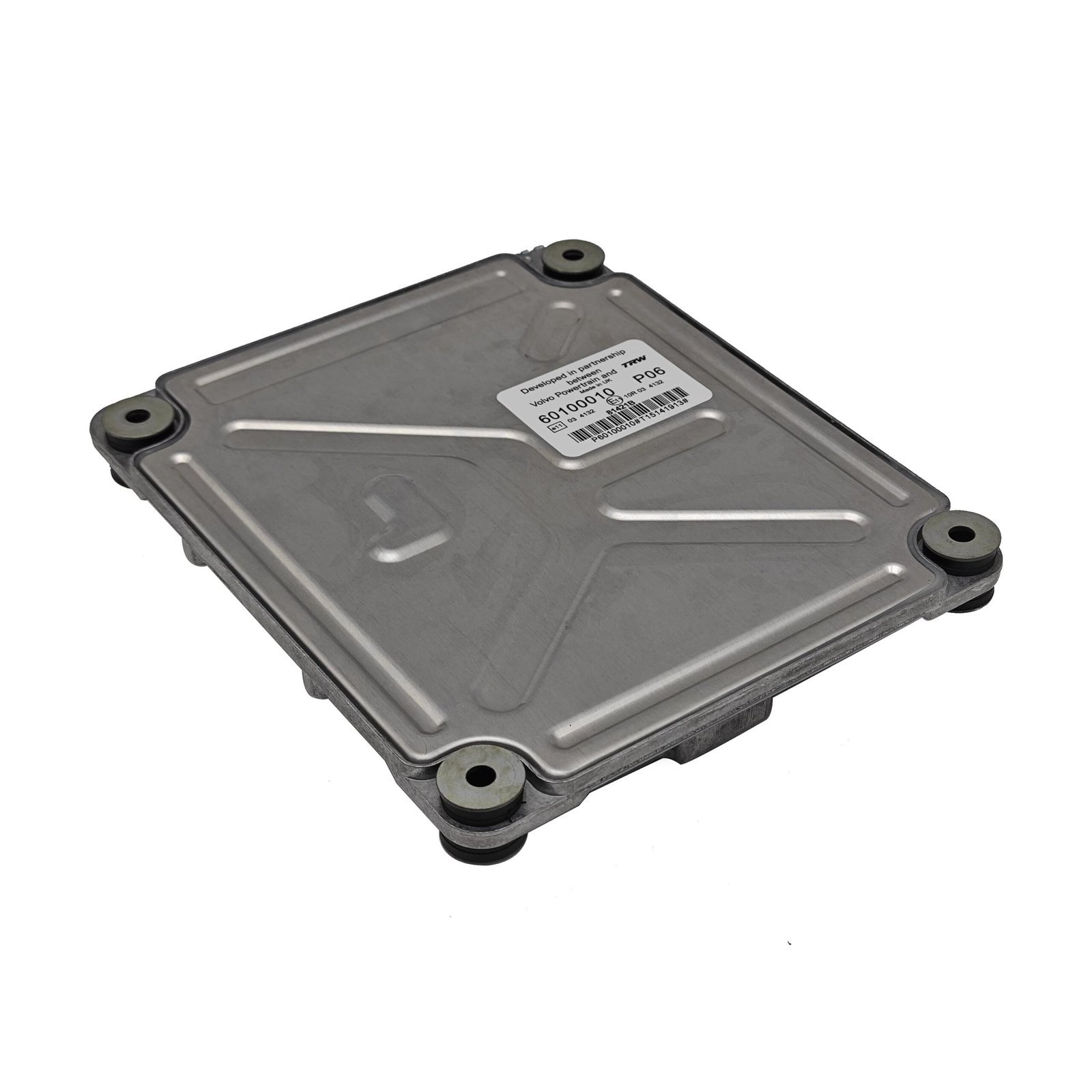 60100010 P06 Engine ECU Controller Computer Panel For Volvo with Program ECM computer board ECU electronic control unit — detail view