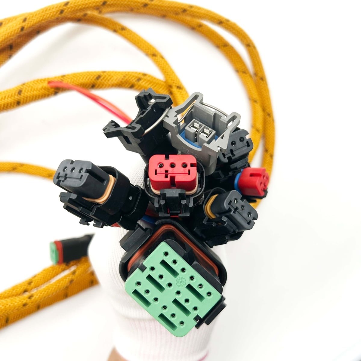 Excavator Parts C9 Engine Wiring Harness 323-9140 For Caterpillar CAT E330D E336D E336D2 Harness 3239140 Applicable models: CAT E330D E336D E336D2 — detail view