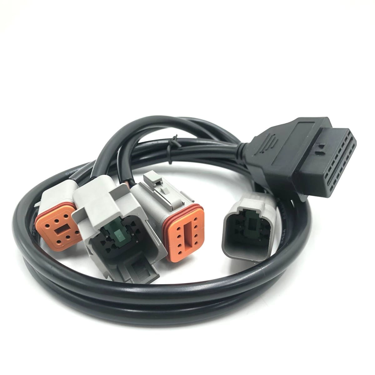 Marine Engine Diagnostic Wiring Harness Connect Cable of 6+8 Pins for VOLVO Vocom Vodia Scanner Tool Adapter Penta Parts — detail view