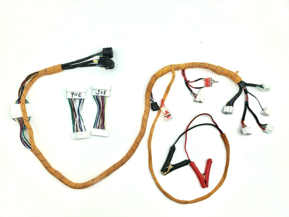 Diagnosis Wiring Harness for Kobelco J05 J08 P11C Engine Start Testing Cable, Excavator Computer Board Engine Start Cable — detail view