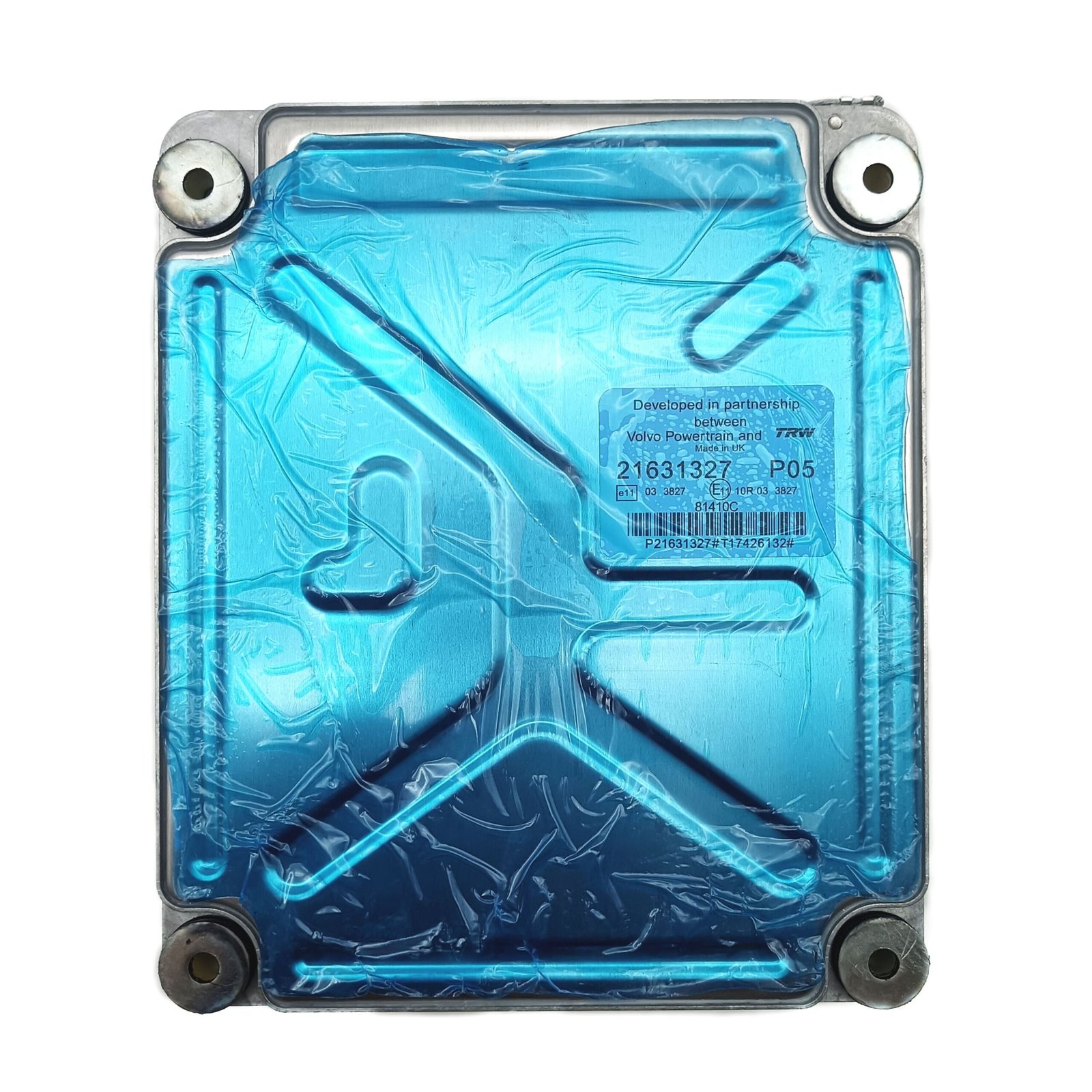 21631327 P05 Engine ECU Controller Computer Panel For Volvo with Program ECM computer board ECU electronic control unit — detail view