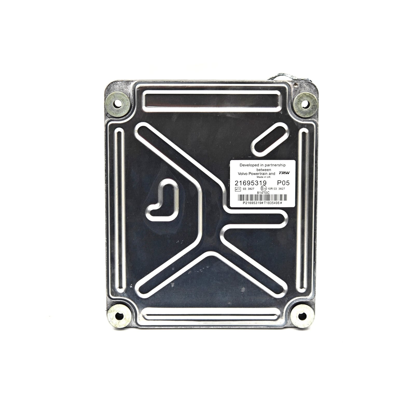 21695319 P05 Engine ECU Controller Computer Panel For Volvo with Program ECM computer board ECU electronic control unit — detail view