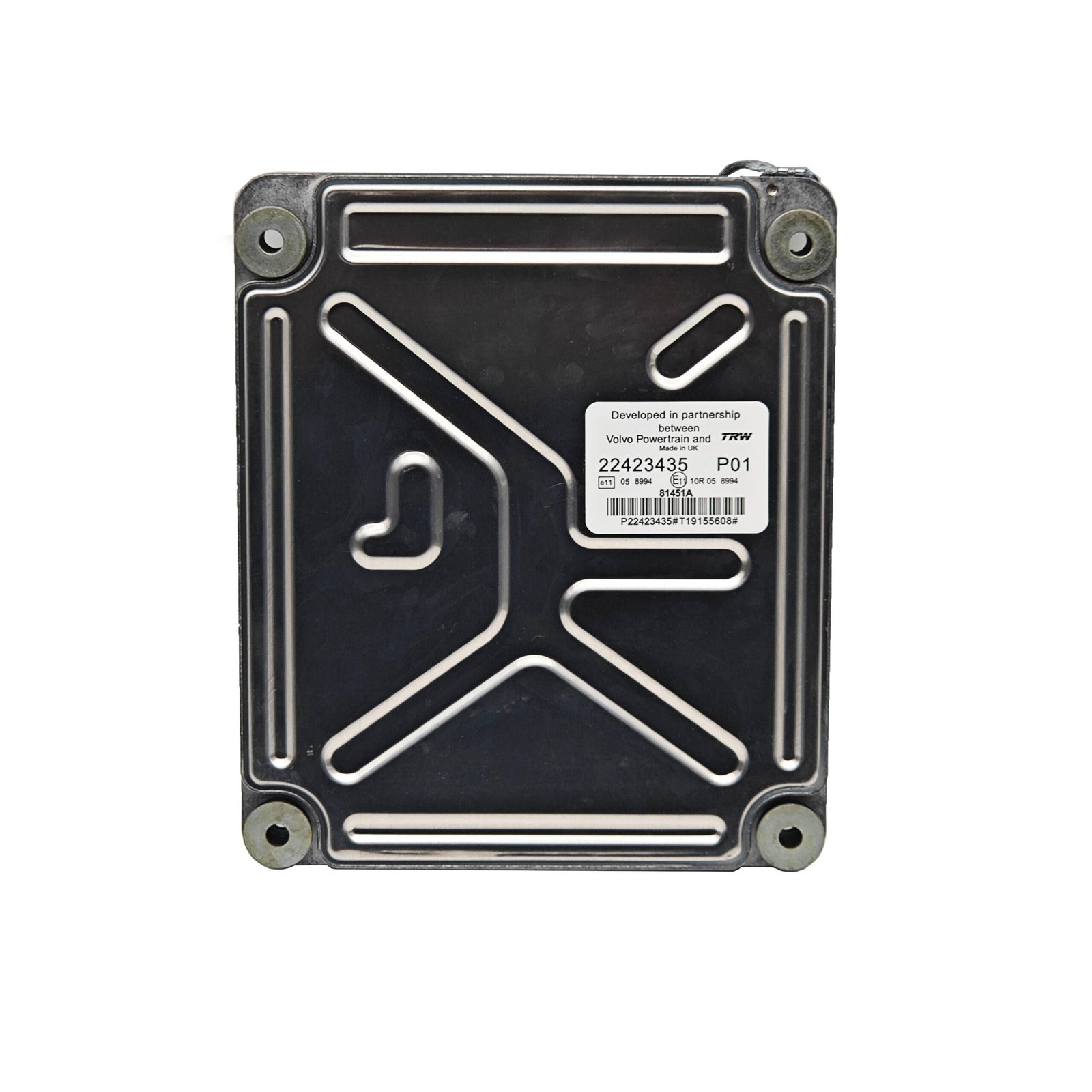 22423435 P01 Engine ECU Controller Computer Panel For Volvo with Program ECM computer board ECU electronic control unit — detail view