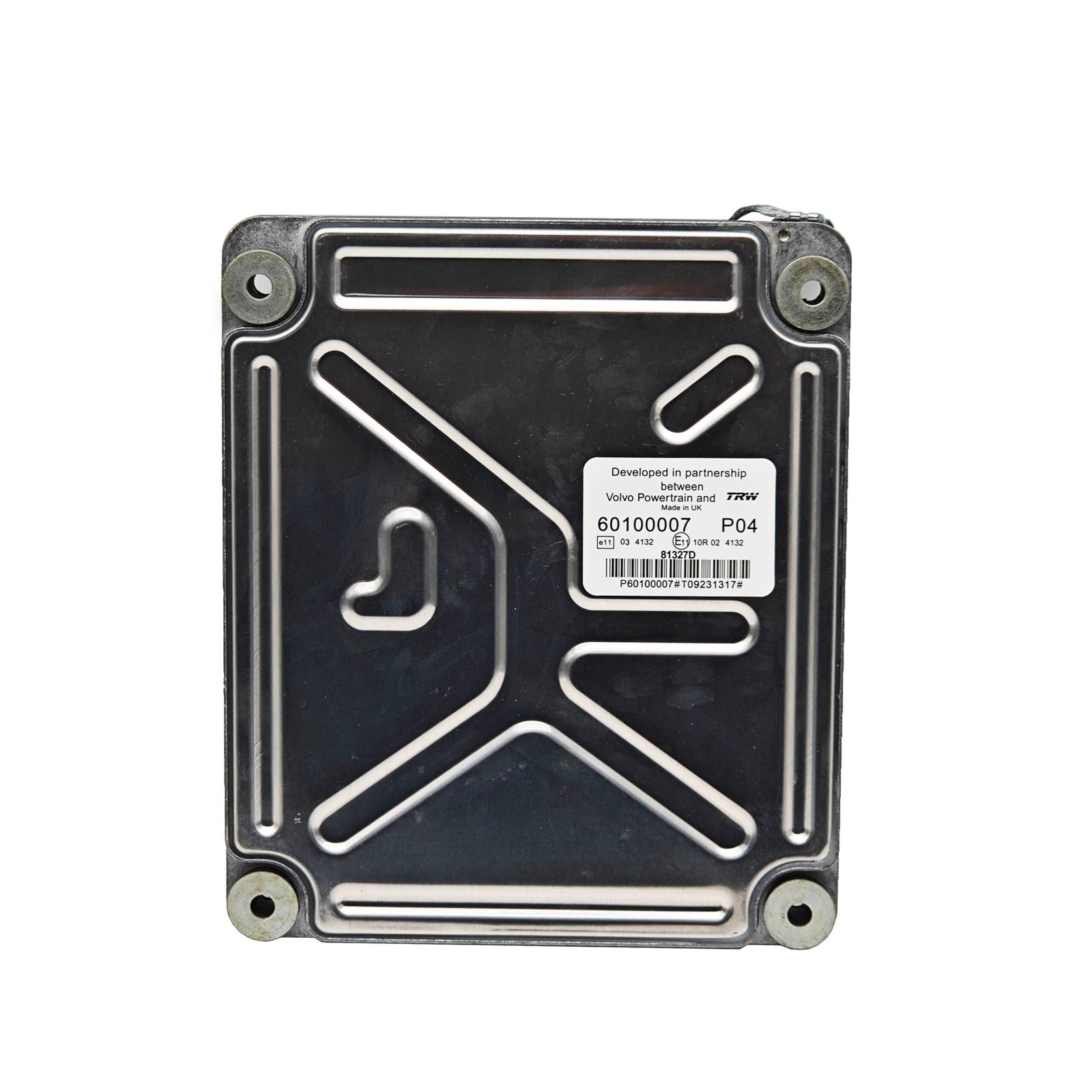 60100007 P04 Engine ECU Controller Computer Panel For Volvo with Program ECM computer board ECU electronic control unit — detail view