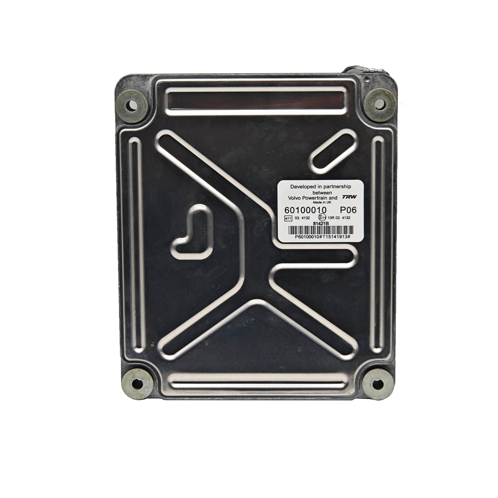60100010 P06 Engine ECU Controller Computer Panel For Volvo with Program ECM computer board ECU electronic control unit — detail view
