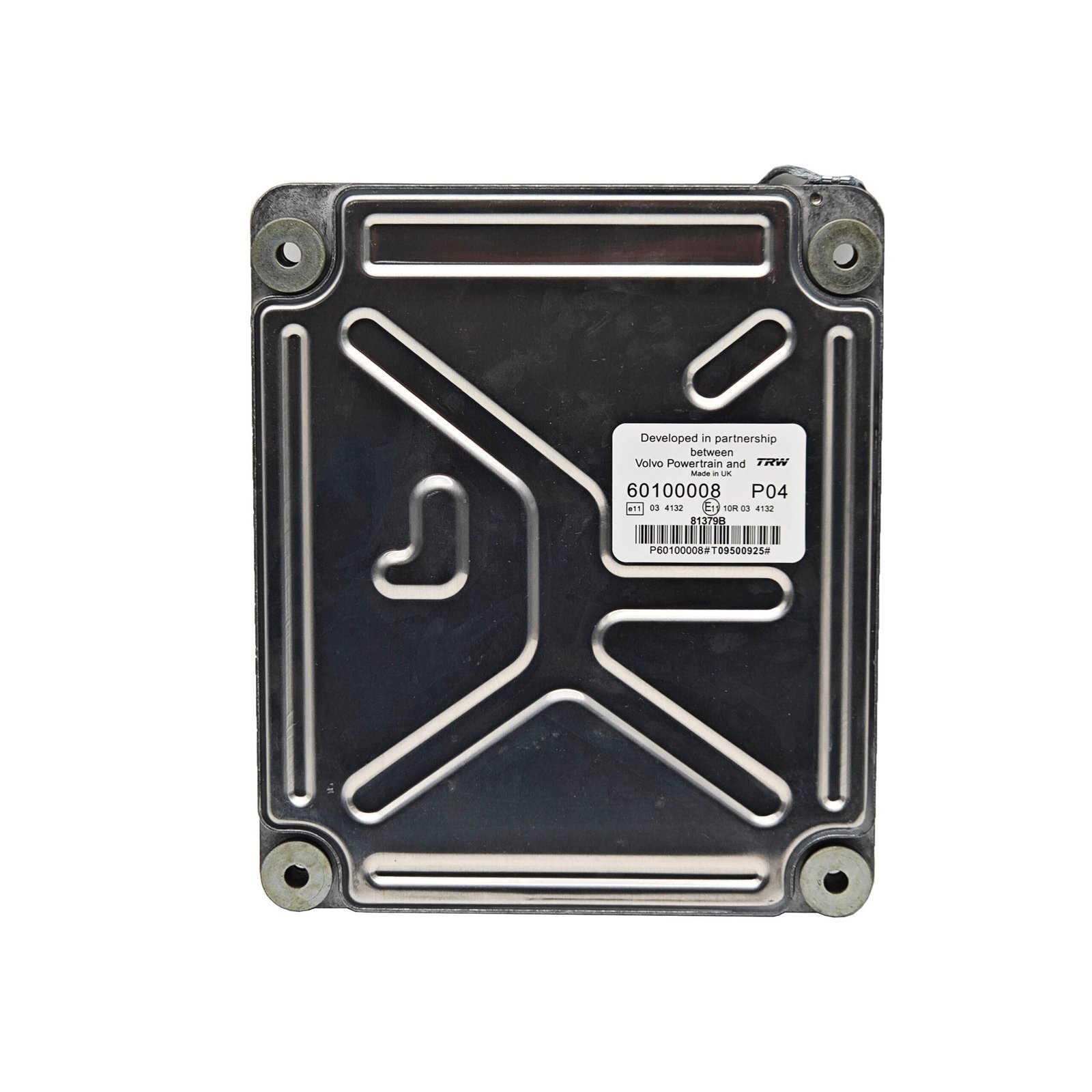 60100008 P04 Engine ECU Controller Computer Panel For Volvo with Program ECM computer board ECU electronic control unit — detail view