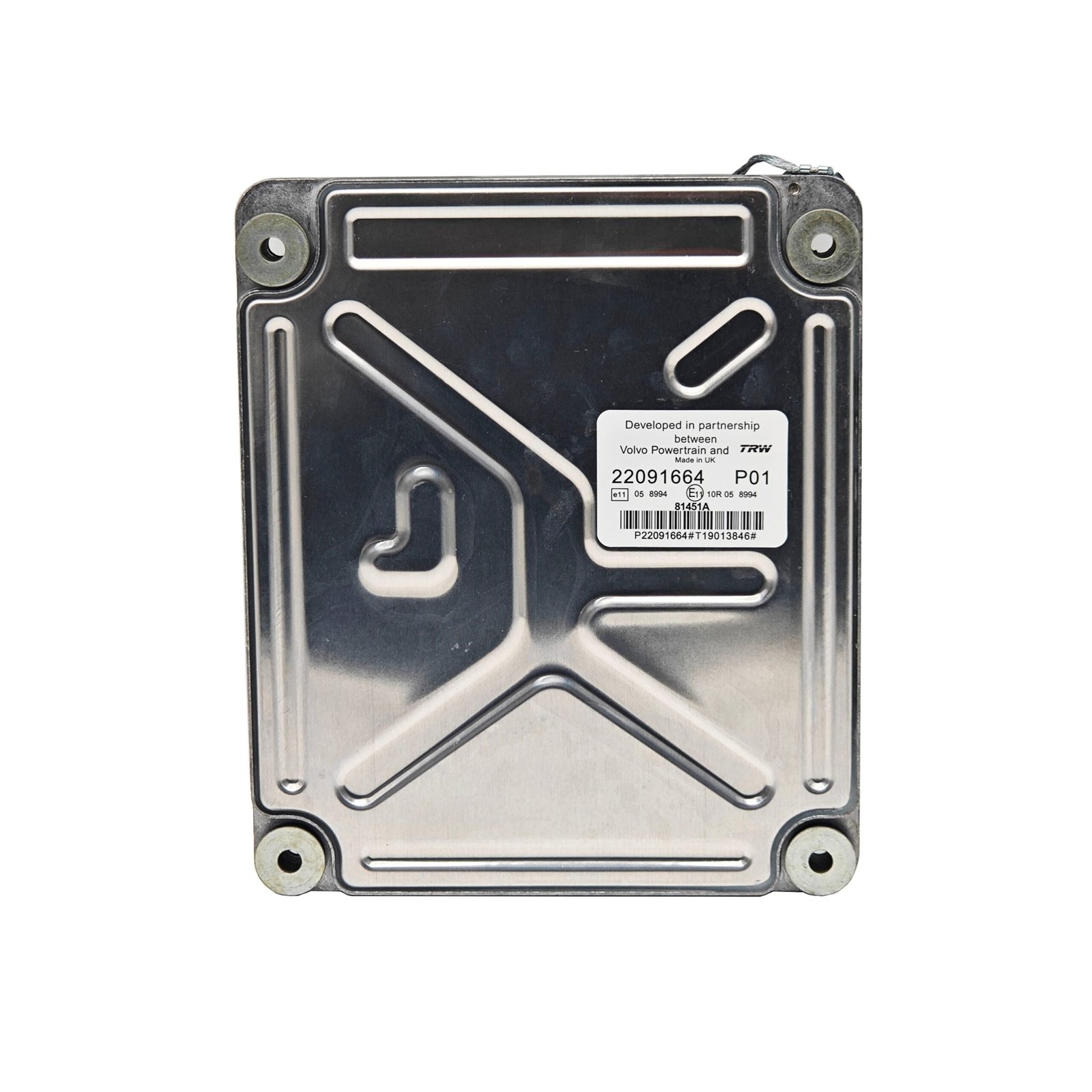 20091664 P01 Engine ECU Controller Computer Panel For Volvo with Program ECM computer board ECU electronic control unit — detail view