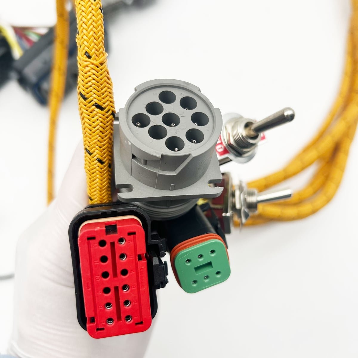 C/D Excavator Comprehensive Wiring Harness For Caterpillar C6.4 C6.6 C7 C-9 C13 C15 3126B Engine Diagnostic Wiring Harness — detail view