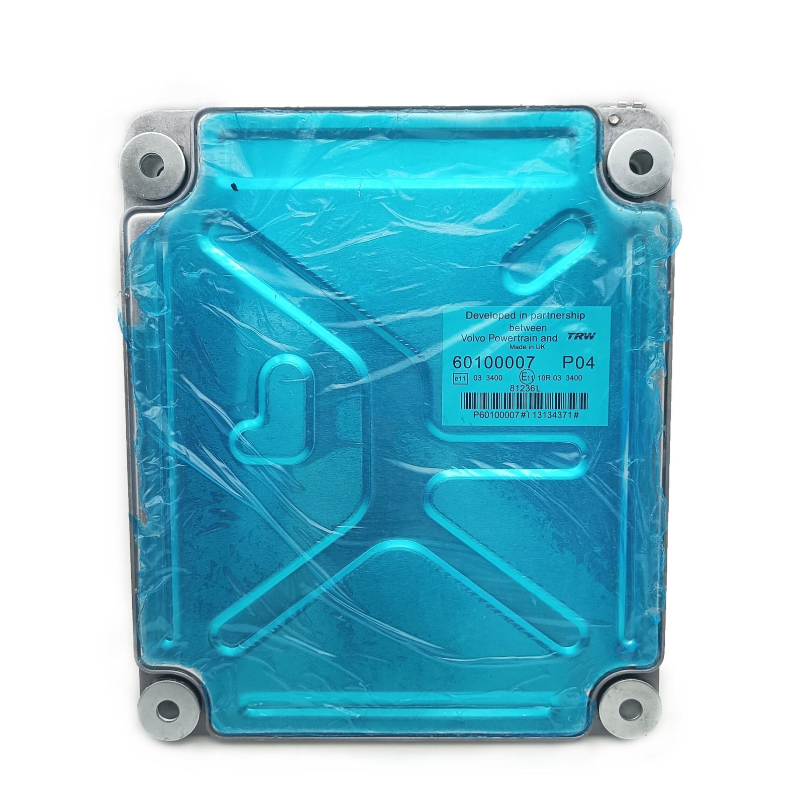 60100007 P04 Engine ECU Controller Computer Panel For Volvo with Program ECM computer board ECU electronic control unit — detail view