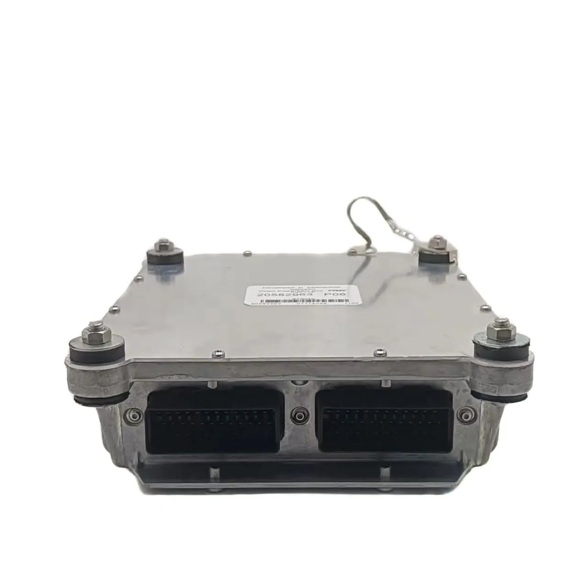 Original quality OEM 20582963 P05 Volvo engine controller module controller computer panel, with program ECM computer board ECU electronic control unit — detail view