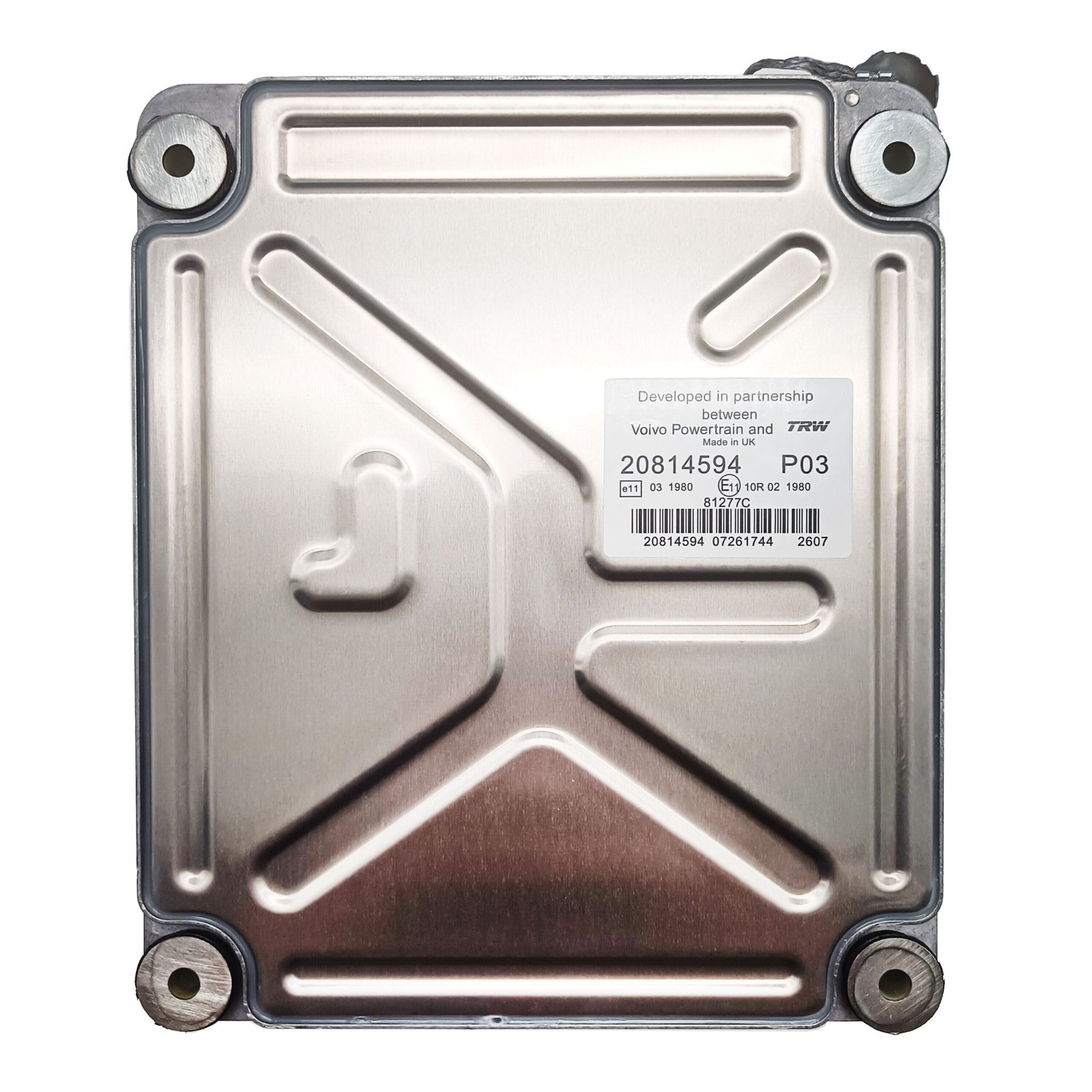 20814594 P03 Engine ECU Controller Computer Panel For Volvo with Program ECM computer board ECU electronic control unit — detail view