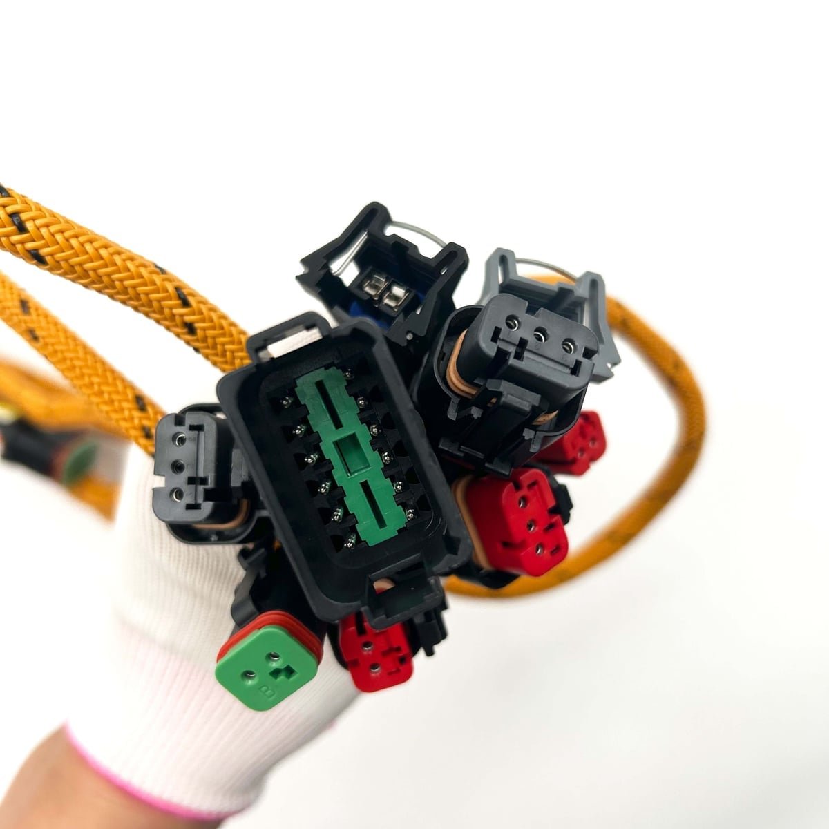 Excavator Engine Wiring Cable Harness 381-2499 3812499 For Caterpillar Cat C7 Engine 324d/325d/329d — detail view