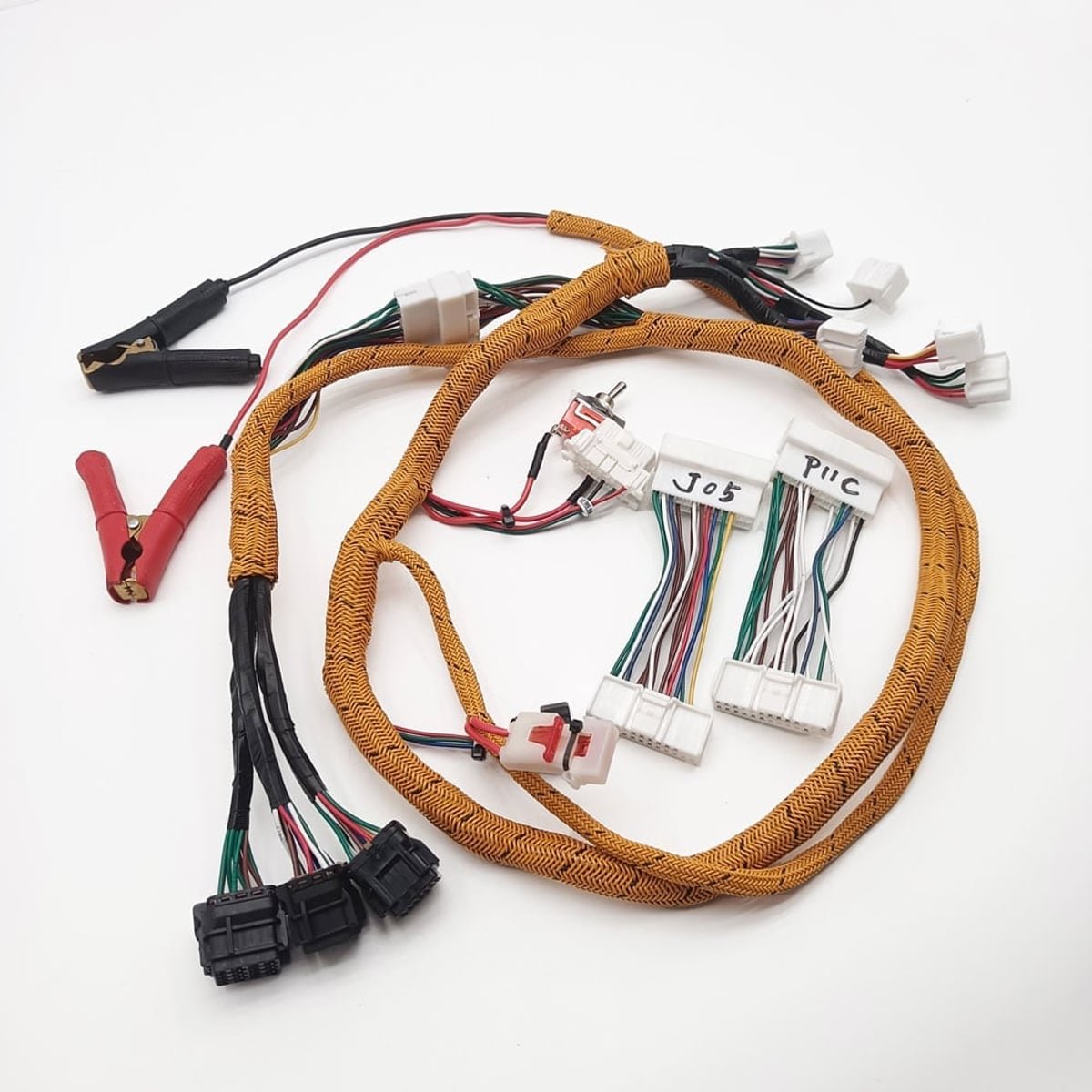 Diagnosis Wiring Harness for Kobelco J05 J08 P11C Engine Start Testing Cable, Excavator Computer Board Engine Start Cable — detail view