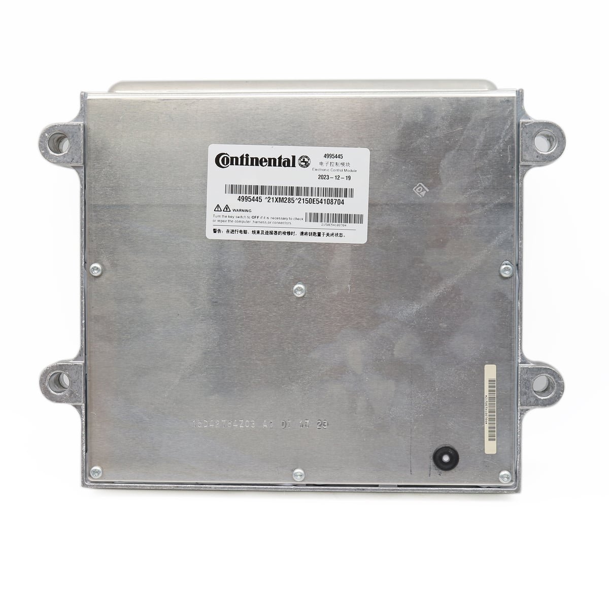 Cummins ISDE CM2150E 4995445 P4995445 ECU ECM Original diesel engine electronic control unit module computer — detail view