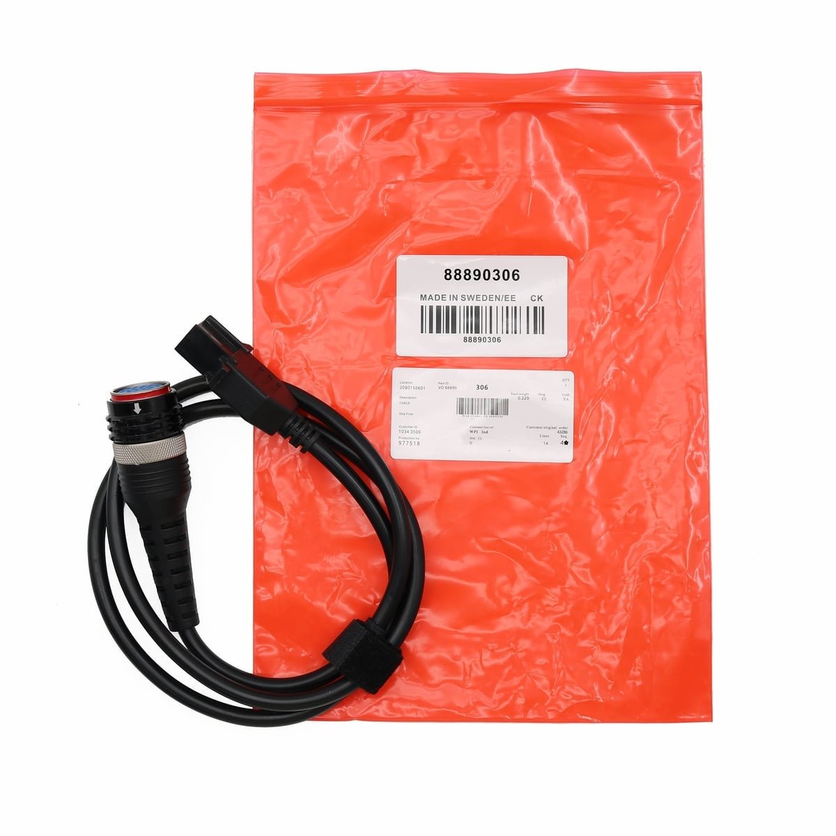 88890306 8 Pin Aviation Plug Test Harness Interface Main Test 8 Pin Diagnostic Cable For VOLVO VocomⅡ Diagnostic Tools Scanner — detail view