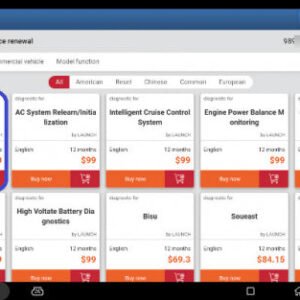 LAUNCH TESLA Software License Work for Launch X431 V, V+, Pro5, Pros V5.0, Pro3s+, PAD V, PAD VII