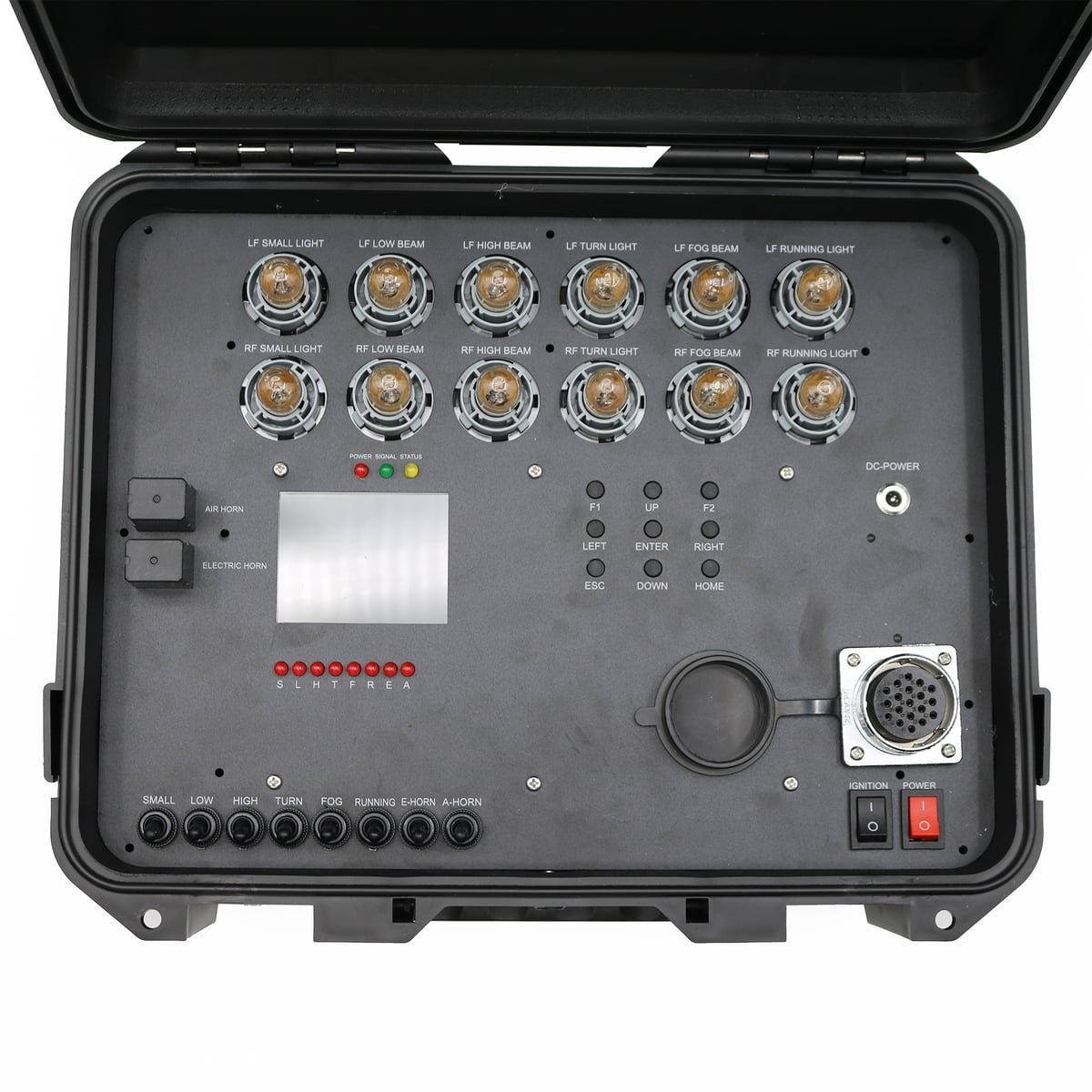 for Volvo headlight modules ECU ECM test bench Light Full Function Test Stand for Volvo light simulation test — detail view