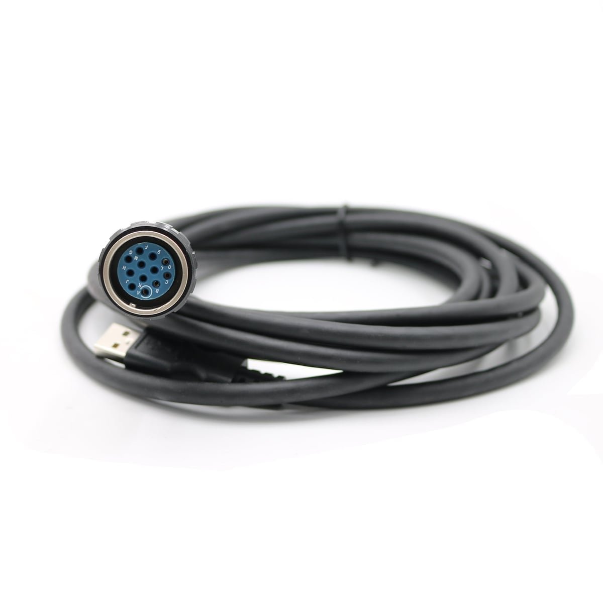 88890305 USB Aviation Plug Test Wire Harness Interface Main Test Cable For VOLVO VocomⅡ Diagnostic Tools Heavy Truck Scanner — detail view
