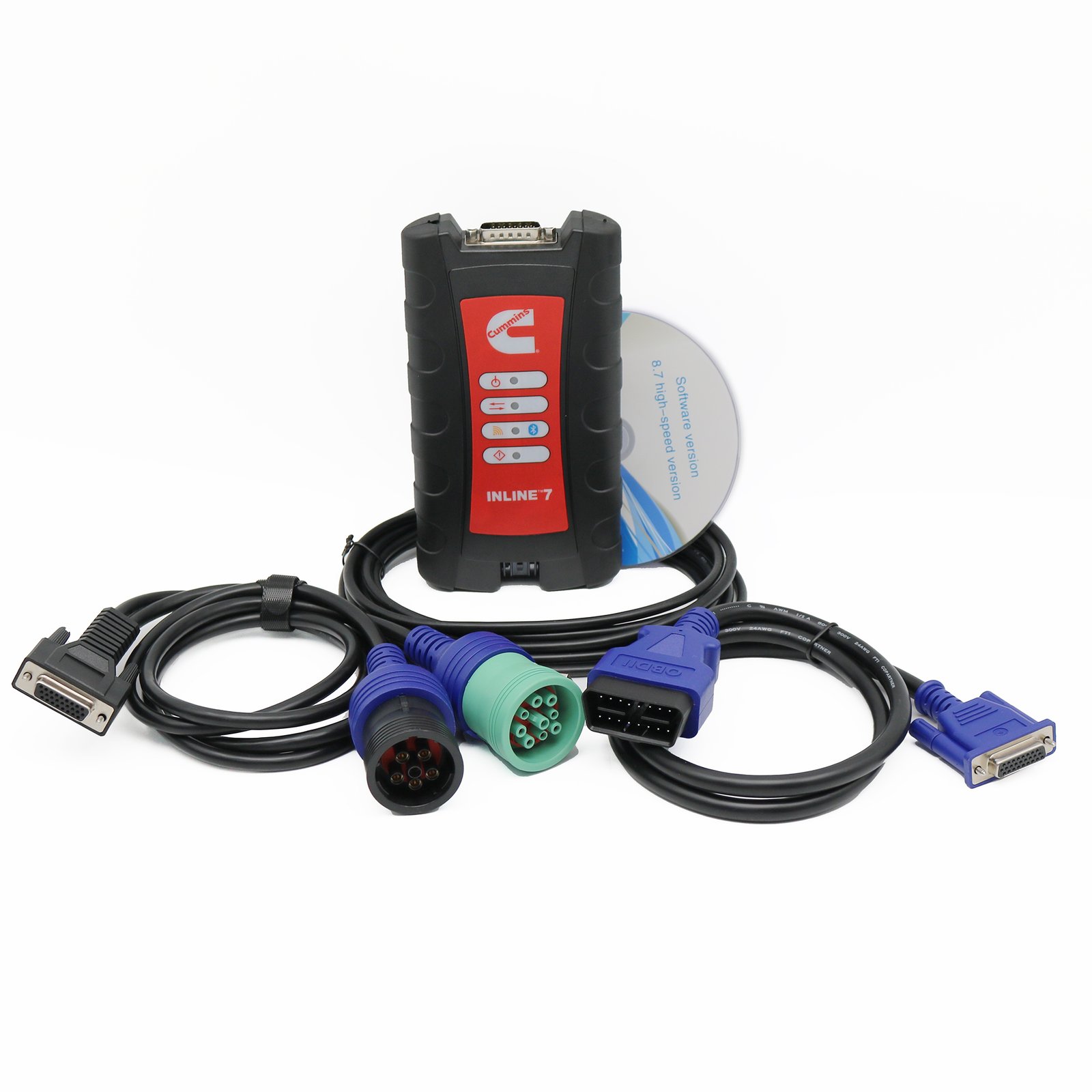 Inline7 Adapter for Cummins Diesel Truck Diagnostic Tool — detail view