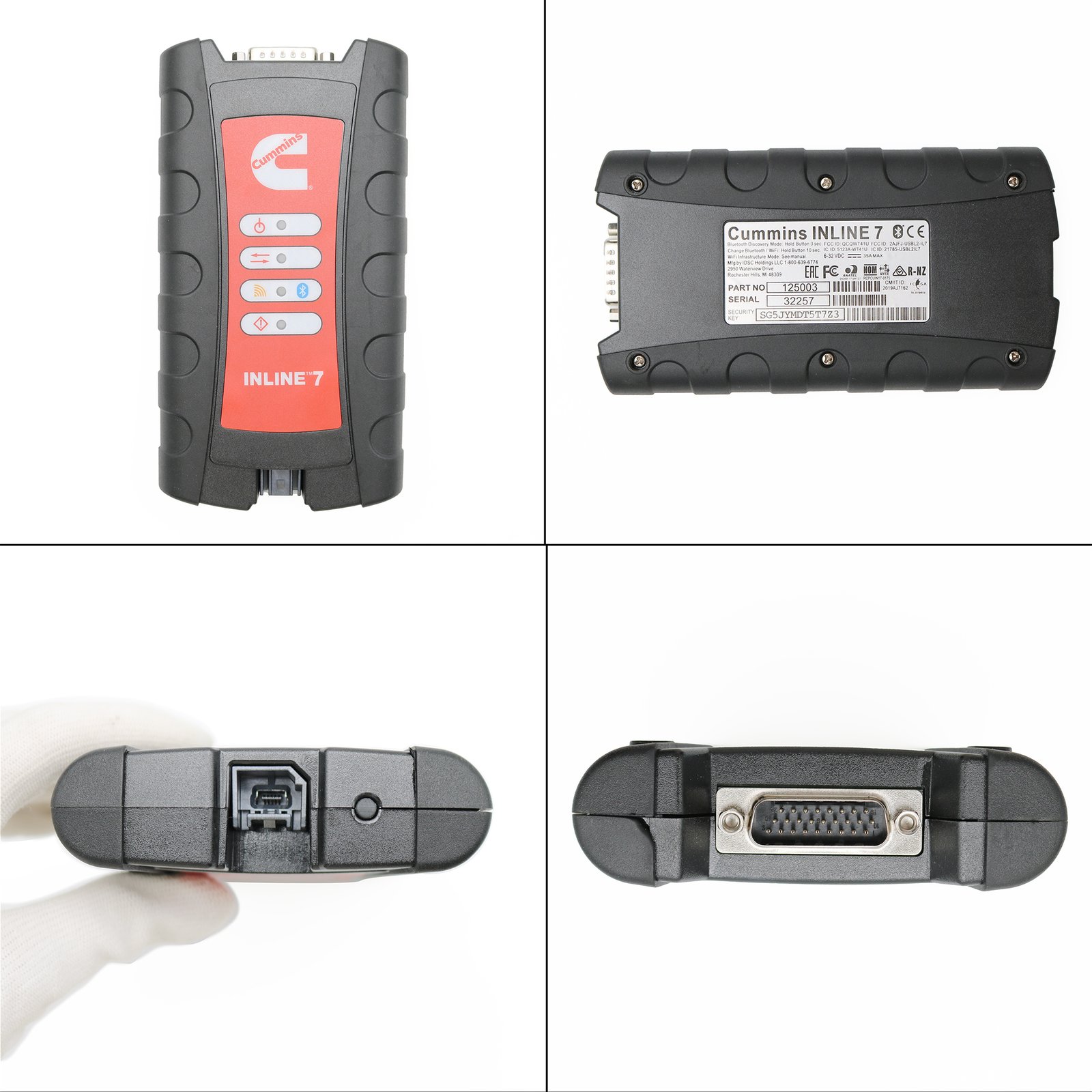 Inline7 Adapter for Cummins Diesel Truck Diagnostic Tool — detail view