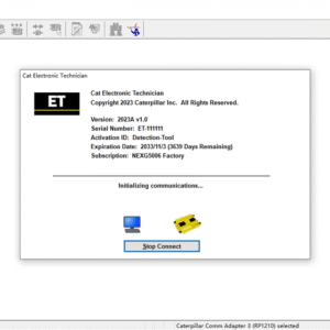 Caterpillar ET 2023A Diagnostic Software — product view