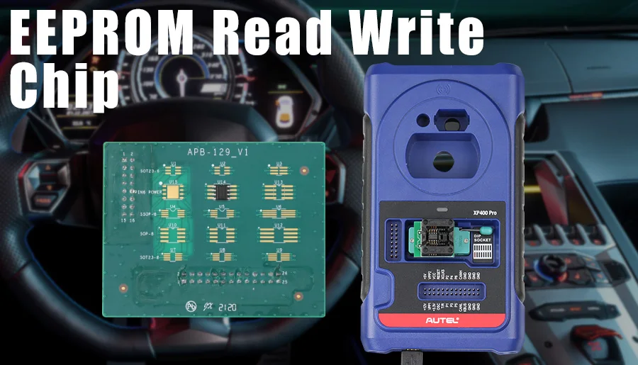 Autel XP400 Pro Key and Chip Programmer — detail view