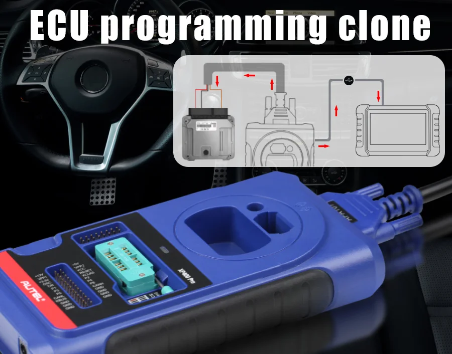 Autel XP400 Pro Key and Chip Programmer — detail view