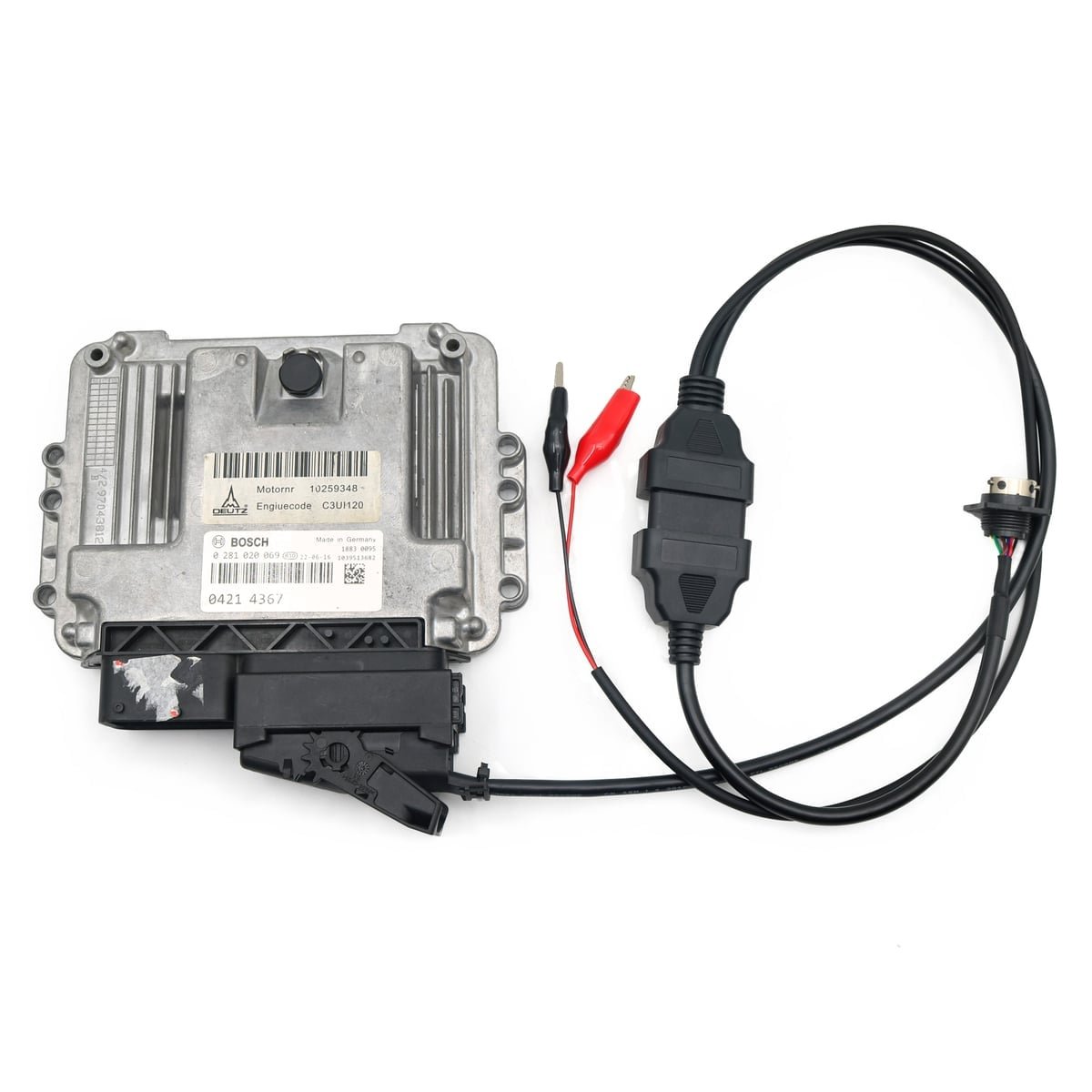 For Deutz 0281020069 ECU Programming Cable Brushing ECU Wiring Harness 0281020069 — detail view