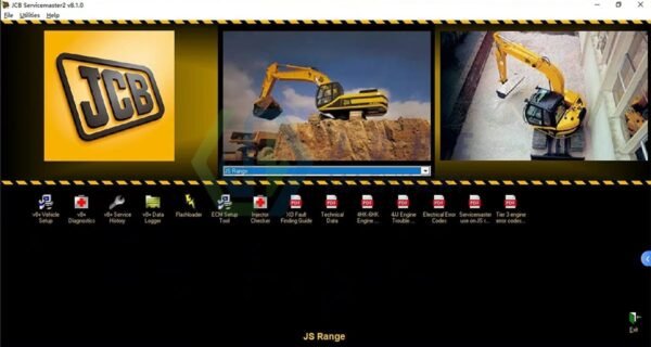 JCB Diagnostic Software Service Master 4 (23.27.7) for Excavators and Trucks — product view