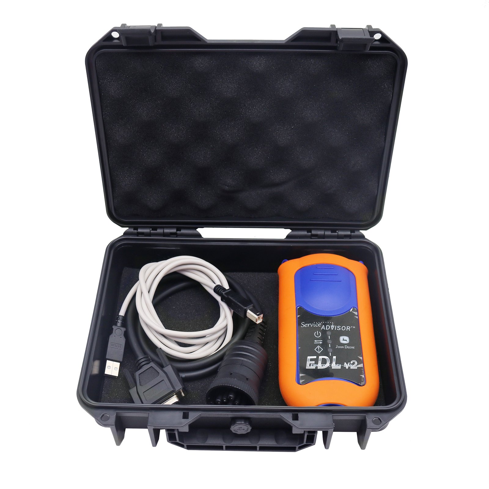 John Deere Tractor Diesel Engine Diagnostic Tool Including EDL V2 Adapter — detail view