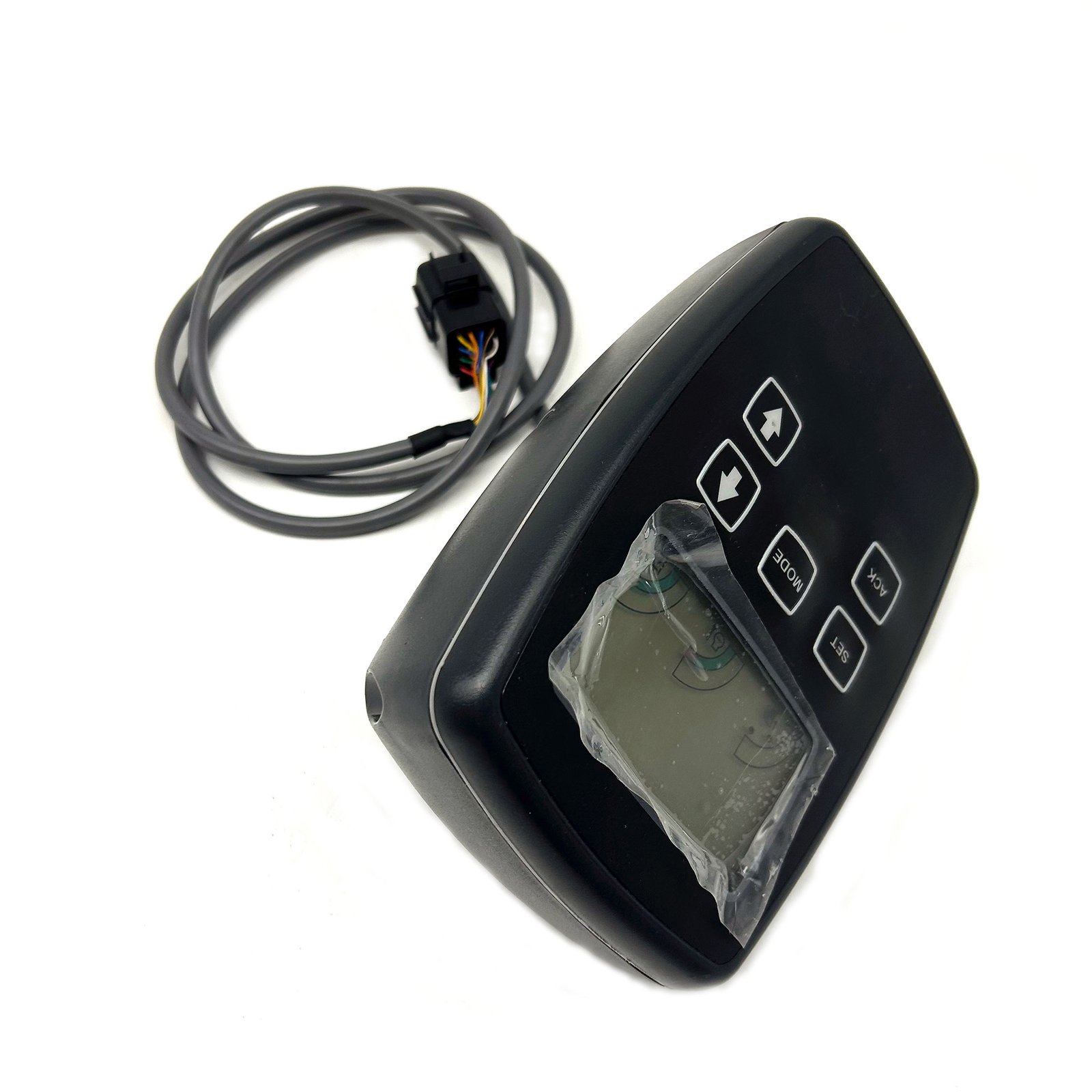 Monitor display 704/50207 728/19700 728/80073 332/K4244 for JCB excavator — detail view