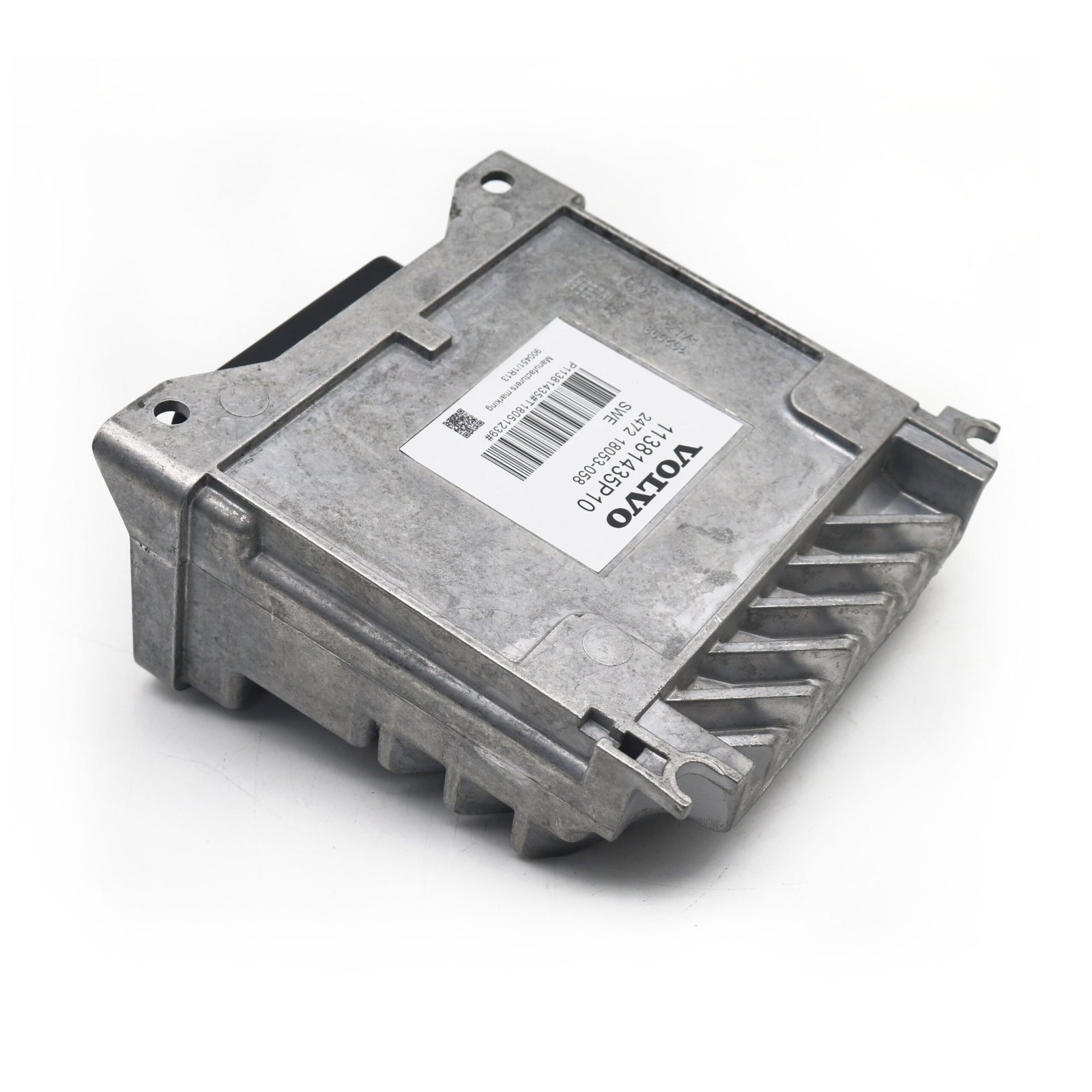 Original quality OEM 11381435 P10 Volvo engine controller module controller computer panel, with program ECM computer board ECU electronic control unit — detail view