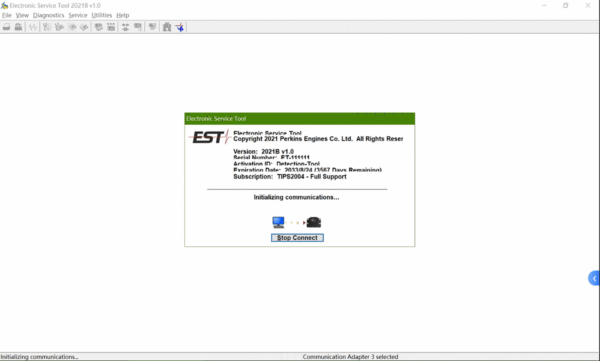 Perkins EST 2021B Software For Perkins Diagnostic Tool 27610402 Communication Adapter Heavy Duty Excavator — product view