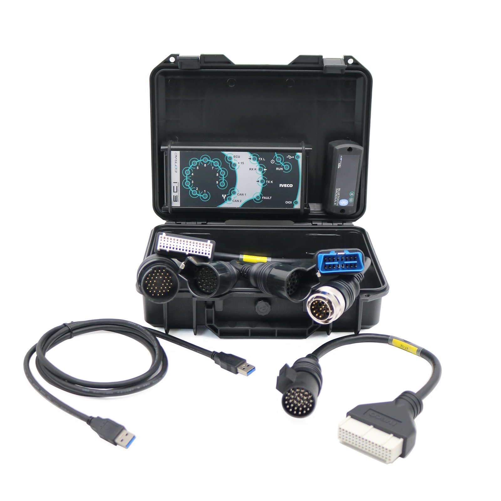 Truck IVECO ELTRAC EASY ECI diagnostic tool with EASY 1.0.6.0 system software — detail view