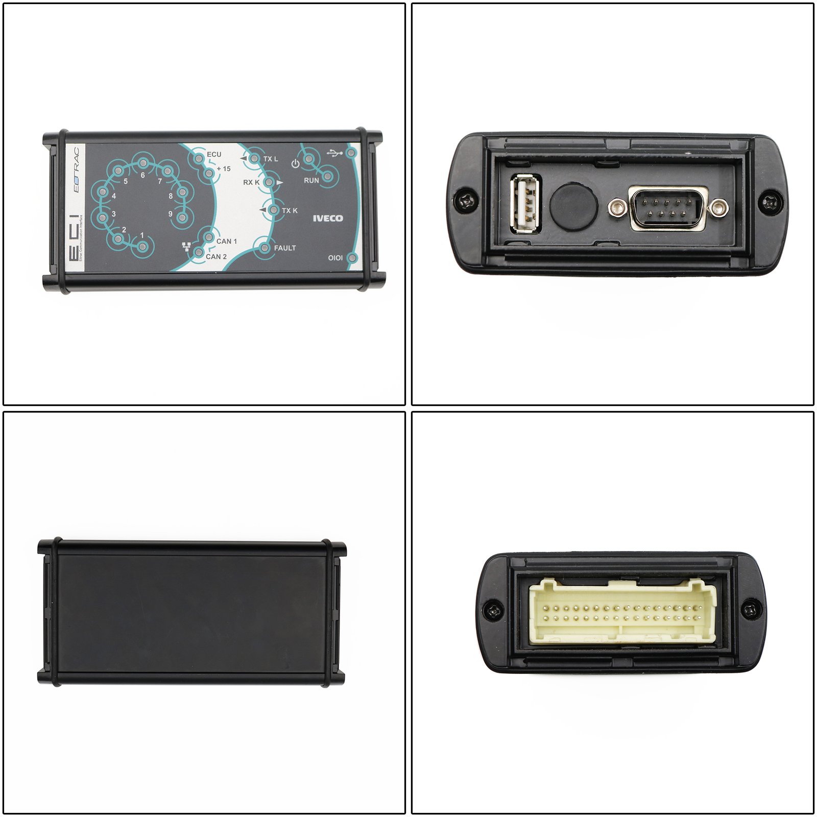Truck IVECO ELTRAC EASY ECI diagnostic tool with EASY 1.0.6.0 system software — detail view