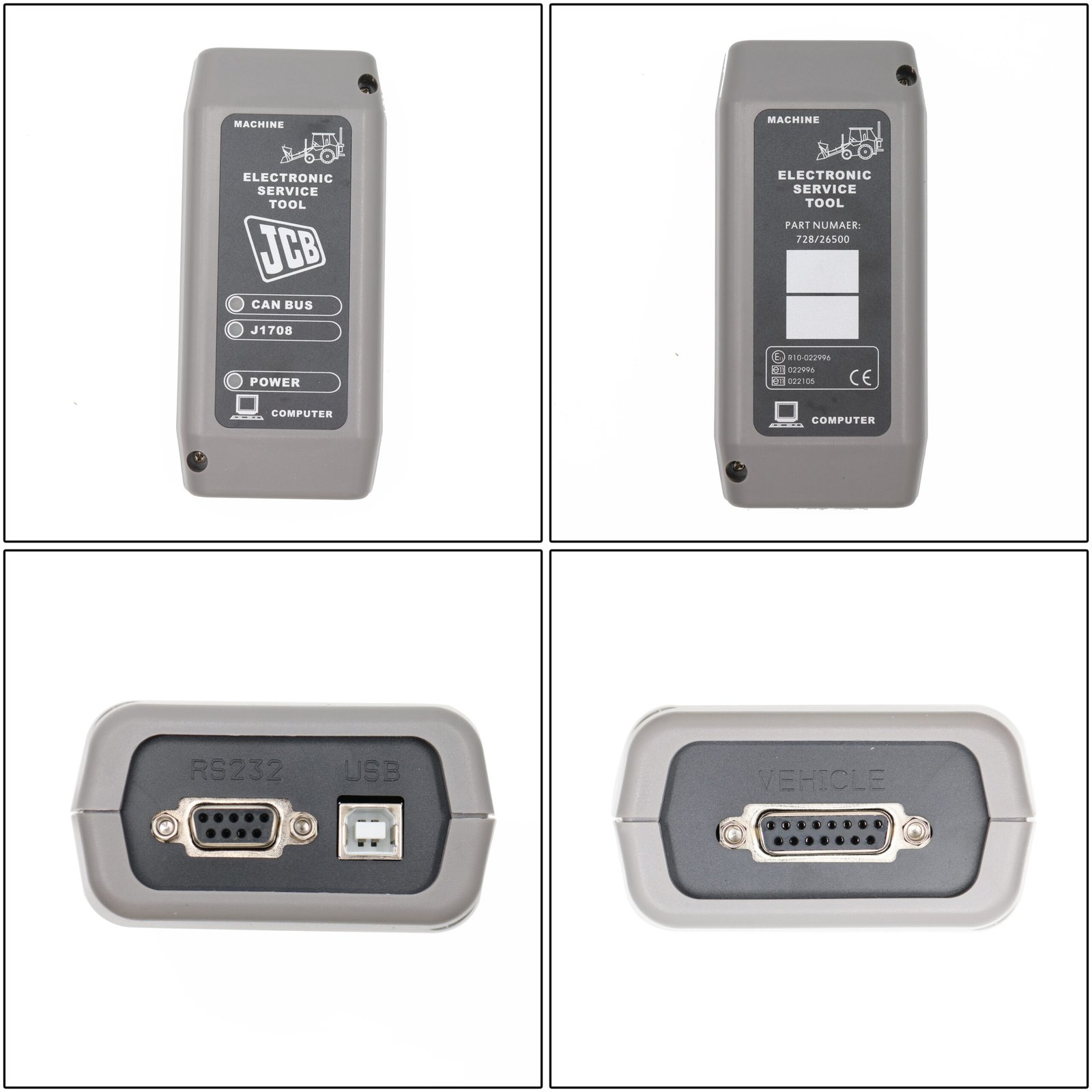 V24.1.3 JCB Agricultural Equipment Diagnostic Tool (DLA) Diagnostic kit — detail view