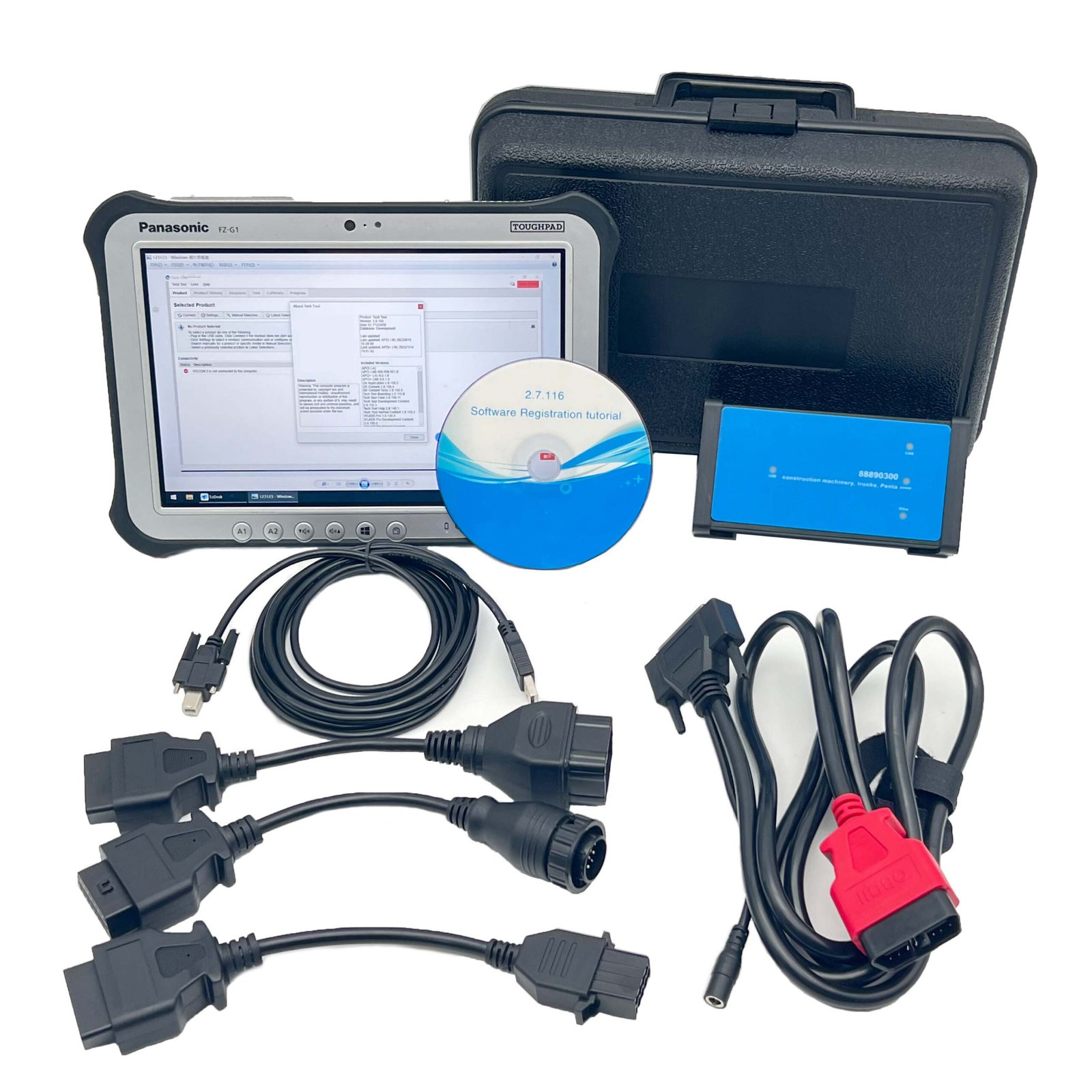 Volvo Vocom 88890300 Diagnostic Tool Diagnostic Scanner Diagnostic Kit — detail view