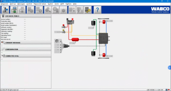WABCO Diagnostic programming software for WABCO DIAGNOSTIC KIT (WDI) WABCO Interface Heavy Duty Truck Scanner — product view