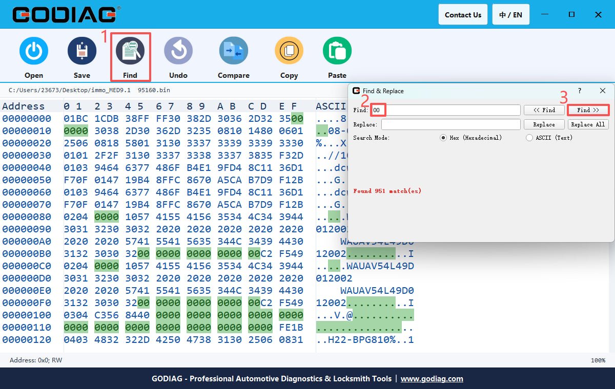 GODIAG DATA Automotive Data Viewer & Processing Software — product information